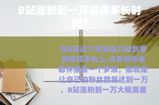 B站涨粉到一万需要多长时间？
