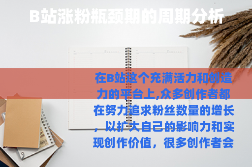 B站涨粉瓶颈期的周期分析