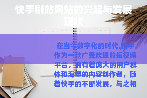 快手刷站网站的兴起与发展现状