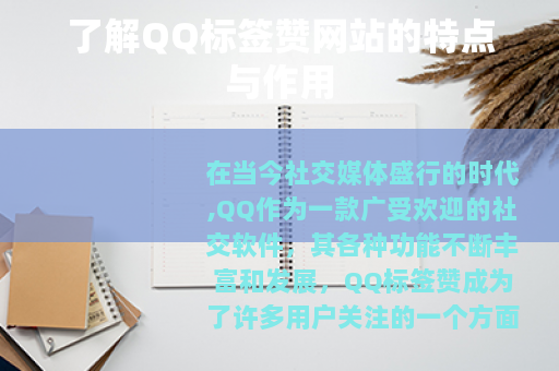 了解QQ标签赞网站的特点与作用