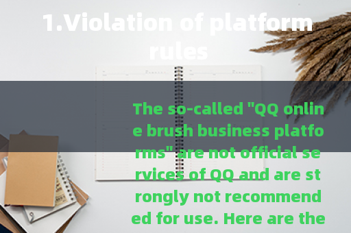 1.Violation of platform rules