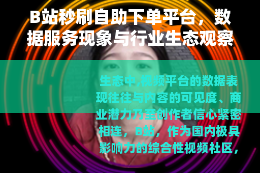 B站秒刷自助下单平台，数据服务现象与行业生态观察